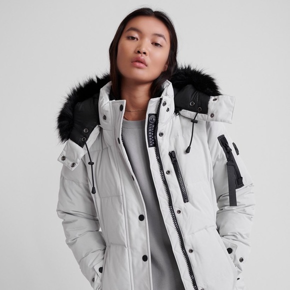 NWT Superdry Premium Down Rescue Jacket XS - Picture 1 of 6